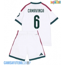 Camisa de time de futebol Real Madrid Eduardo Camavinga #6 Replicas 1º Equipamento Infantil 2026-27 Manga Curta (+ Calças curtas)